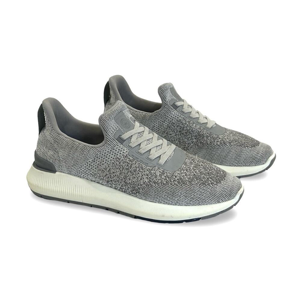 Peter Millar Hyperlight Apollo Sneakers Shoes Mens Size 8 Heather Gray Slip On